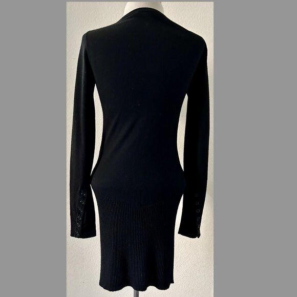 BCBG MAXAZRIA sweater dress button up long Cardigan XS - Picture 4 of 8